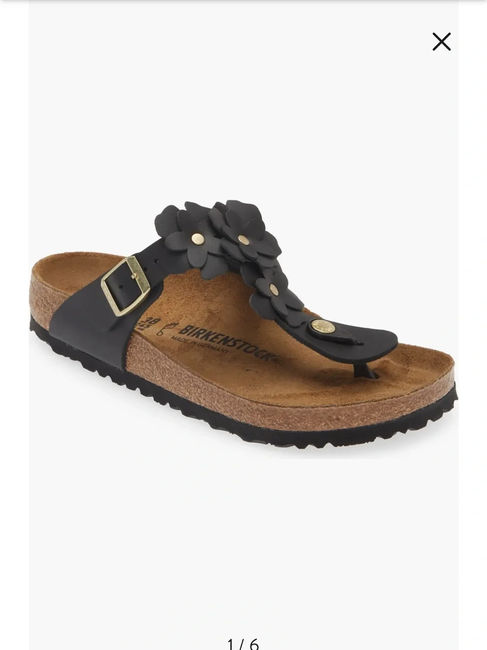 Birkenstock Gizeh Flower Flip Flop - Picture 4 of 9